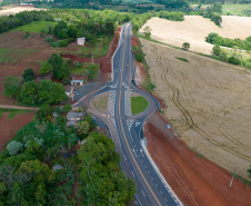 Novas terceiras faixas da PR-160 entre Telêmaco Borba e Imbaú