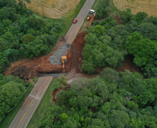 PR-540 Entre Rios recuperação de bueiro