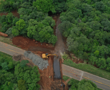 PR-540 Entre Rios recuperação de bueiro