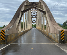 Ponte Manoel Ribas, logo antes da PRC-466