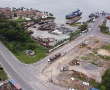 Canteiro da Ponte de Guaratuba