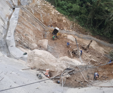 Obras de recuperação da Estrada da Graciosa