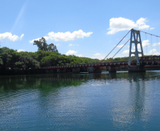 Ponte Pênsil Alves de Lima, antes da reforma