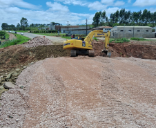 PR-151 em Jaguariaíva, trecho em obras