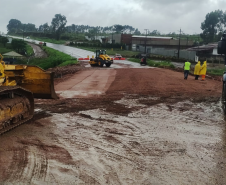 PR-151 em Jaguariaíva, véspera da liberação