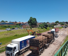 PR-151 em Jaguariaíva, liberada ao tráfego de veículos