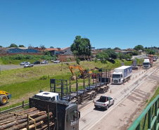 PR-151 em Jaguariaíva, liberada ao tráfego de veículos