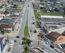 Canal de macrodrenagem do Rio da Draga em Matinhos