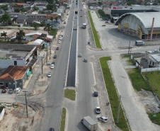 Canal de macrodrenagem do Rio da Draga em Matinhos