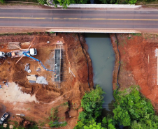 Construção de nova ponte na PR-445