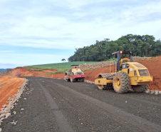 PR-160 entre Imbaú e Reserva - pavimentação