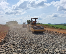 PR-160 entre Imbaú e Reserva - pavimentação