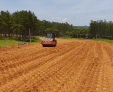 PR-160 entre Imbaú e Reserva - terraplenagem