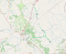 Mapa de trechos não pavimentados da PR-090 e PR-513