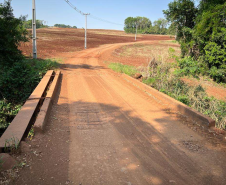Ponte na Estrada São Jorge em Formosa do Oeste
