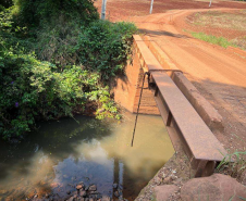 Ponte na Estrada São Jorge em Formosa do Oeste