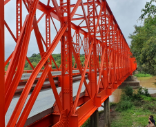 Ponte sobre o Rio da Várzea na PR-427, entre a Lapa e Campo do Tenente