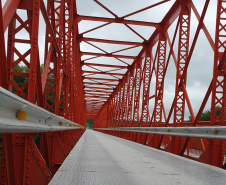 Ponte sobre o Rio da Várzea na PR-427, entre a Lapa e Campo do Tenente