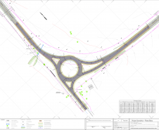 Planta geométrica da nova rótula