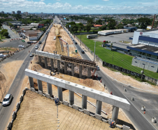 Viaduto do Bradesco, em São José dos Pinhais