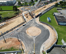 Viaduto do Bradesco, em São José dos Pinhais