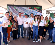 Cerimônia de inauguração da obra de duplicação de trecho da BR-277 em Cascavel