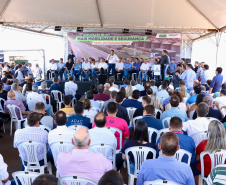 Cerimônia de inauguração da obra de duplicação de trecho da BR-277 em Cascavel