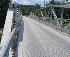 Ponte Rio Nhundiaquara PR-411 em Morretes, após reforma