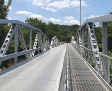 Ponte Rio Nhundiaquara PR-411 em Morretes, após reforma