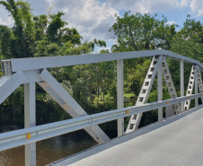 Ponte Rio Nhundiaquara PR-411 em Morretes, após reforma