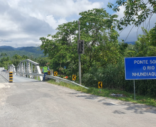 Ponte Rio Nhundiaquara PR-411 em Morretes, após reforma