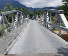 Ponte Rio Nhundiaquara PR-411 em Morretes, após reforma