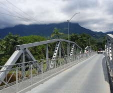 Ponte Rio Nhundiaquara PR-411 em Morretes, após reforma