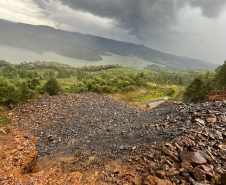 PR-170, após detonação de rochas