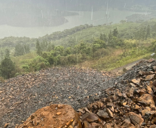 PR-170, após detonação de rochas