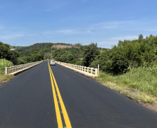 PR-170 Ponte do Rio Jordão após serviços de conservação, em Guarapuava