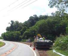 Serviços do Proseg Paraná na PR-317, em Toledo