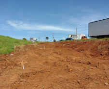 Aterro do novo desvio na PR-323 em Umuarama
