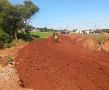 PR-323 em Umuarama, obra de recuperação emergencial - desvio provisório