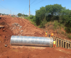 PR-323 em Umuarama, obra de recuperação emergencial - pista direita