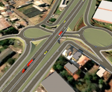 Maquete 3D do novo Viaduto da PUC