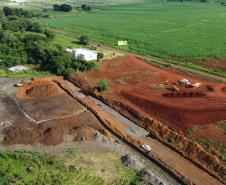 Perimetral Leste - terraplenagem viaduto Filipe Wandscheer