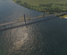 Maquete 3D da Ponte de Guaratuba