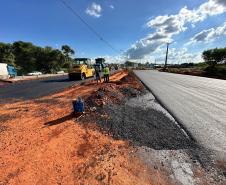 PR-323 em Umuarama - pavimentação