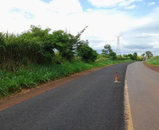 PR-477 entre São Miguel e Missal, serviços de microrrevestimento