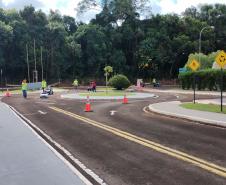 Projeto-piloto da EPET Cascavel com carrinhos elétricos