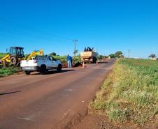 Whitetopping da PR-180 entre Goioerê e Quarto Centenário, serviços de drenagem