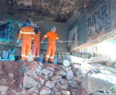 Início da reforma da ponte sobre a Represa de Chavantes entre Carlópolis e Fartura