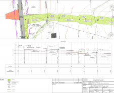 PR-550 em Munhoz de Mello - folha do projeto geométrico