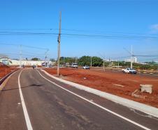 BR-369 em Londrina, trecho em obras para implantação do Viaduto da PUC